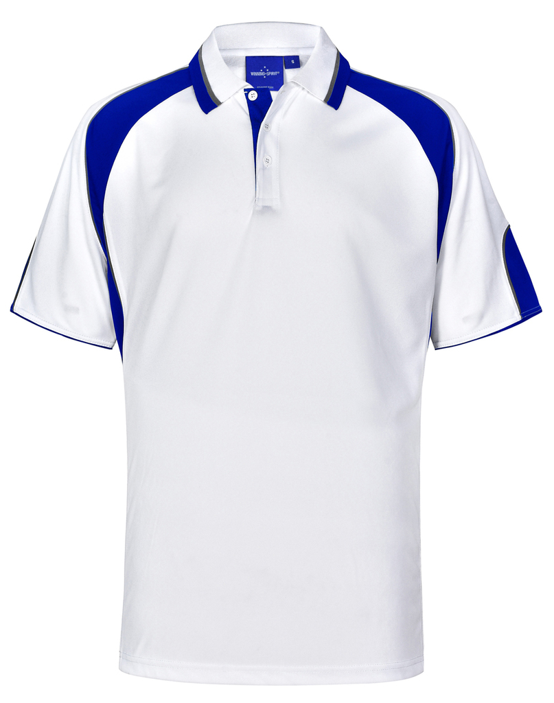 Men’s Cooldry Contrast Polo With Sleeve Panel