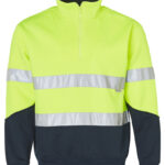 Hi-Vis L/S Fleecy Collar Sweater 3m Tapes