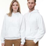 Adult’s Close Front Contrast Fleecy Hoodie