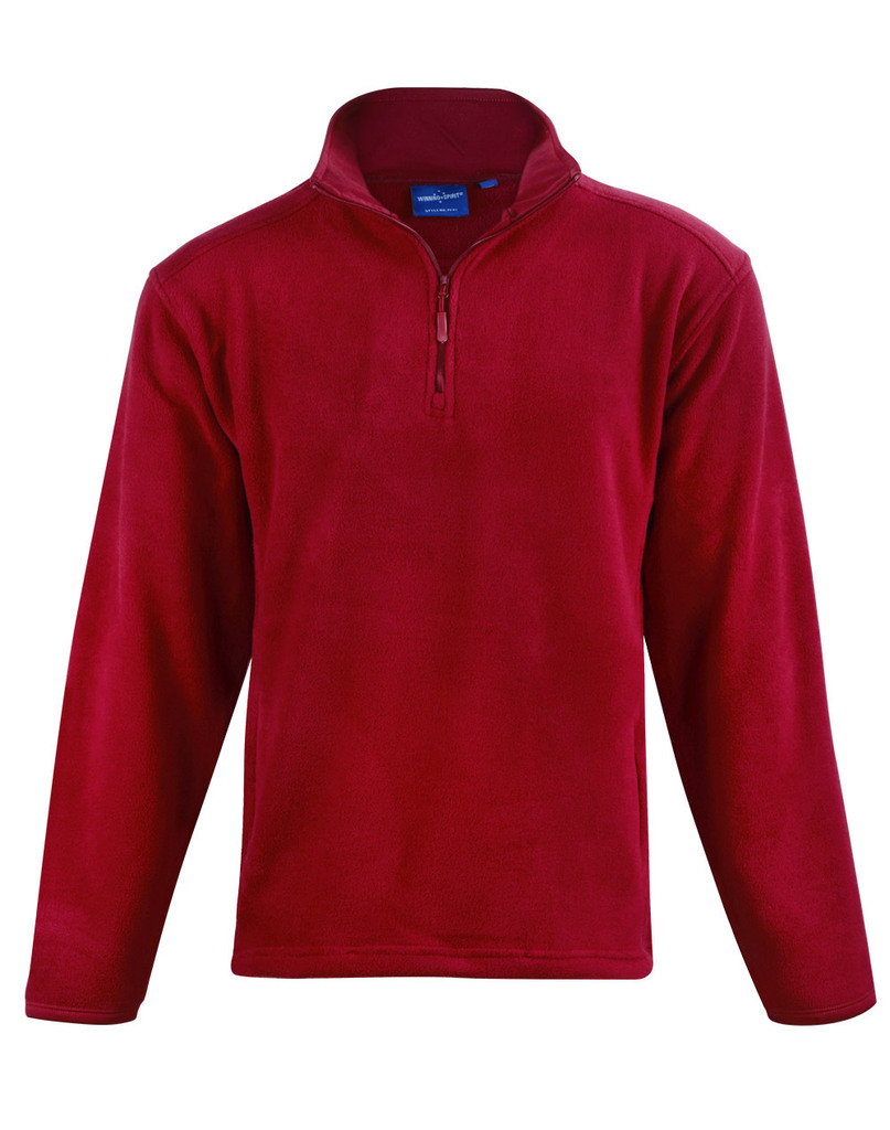 Adult’s Half Zip Polarfleece Pullover