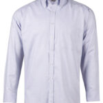 Men’s Dot Contrast Long Sleeve Shirt
