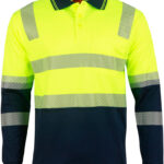 Biomotion Segmented Truedry L/S Safety Polo