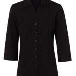 Women’s Cotton/Poly Stretch 3/4 Sleeve Shirt