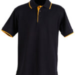 Mens S/L Pique Polo Contrast