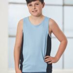 Kid’s Truedry Contrast Mesh Singlet
