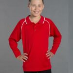 Kid’s Cooldry Raglan L/S Polo