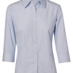 Women’s Fine Stripe 3/4 Sleeve Shirt