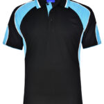 Men’s Cooldry Contrast Polo With Sleeve Panel