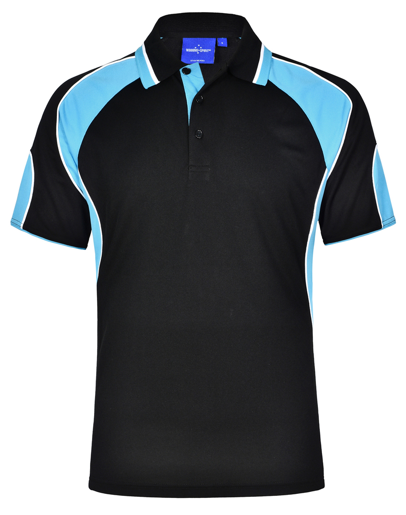 Men’s Cooldry Contrast Polo With Sleeve Panel
