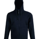 Men’s Full Zip Contrast Fleece Hoodie