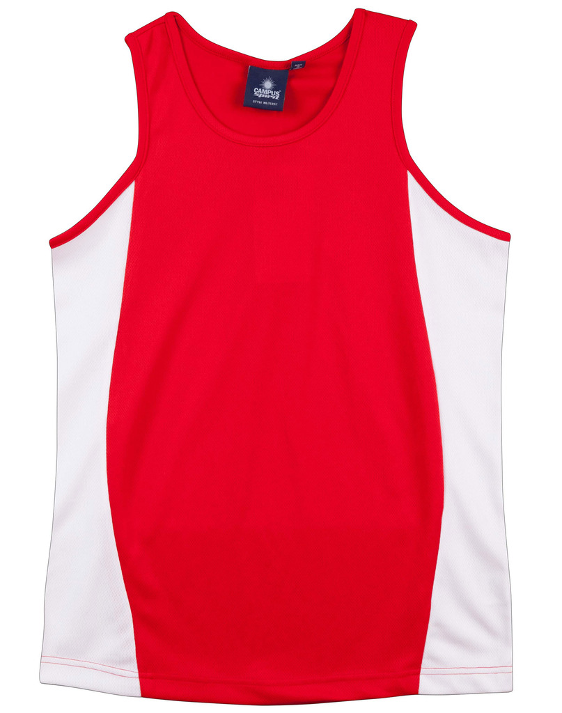 Kid’s Truedry Contrast Mesh Singlet