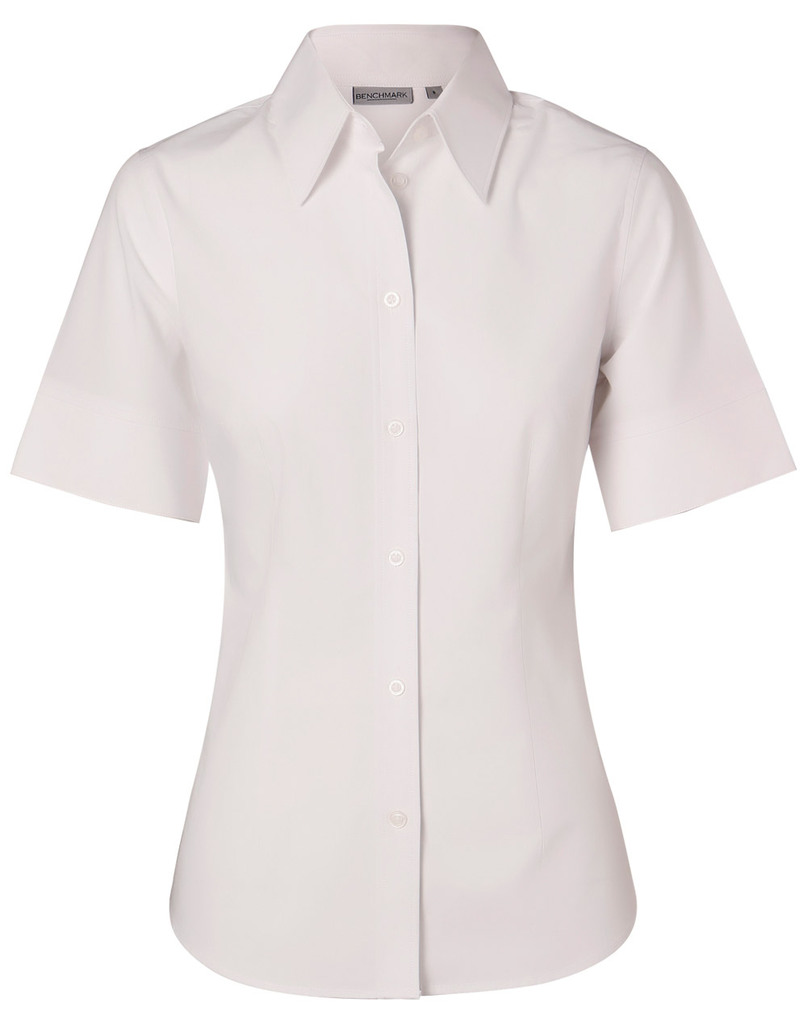 Women’s Cotton/Poly Stretch S/S Shirt