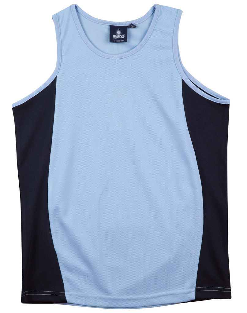 Kid’s Truedry Contrast Mesh Singlet