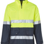 Hi-Vis Long Line Safety Jacket With 3m Tapes