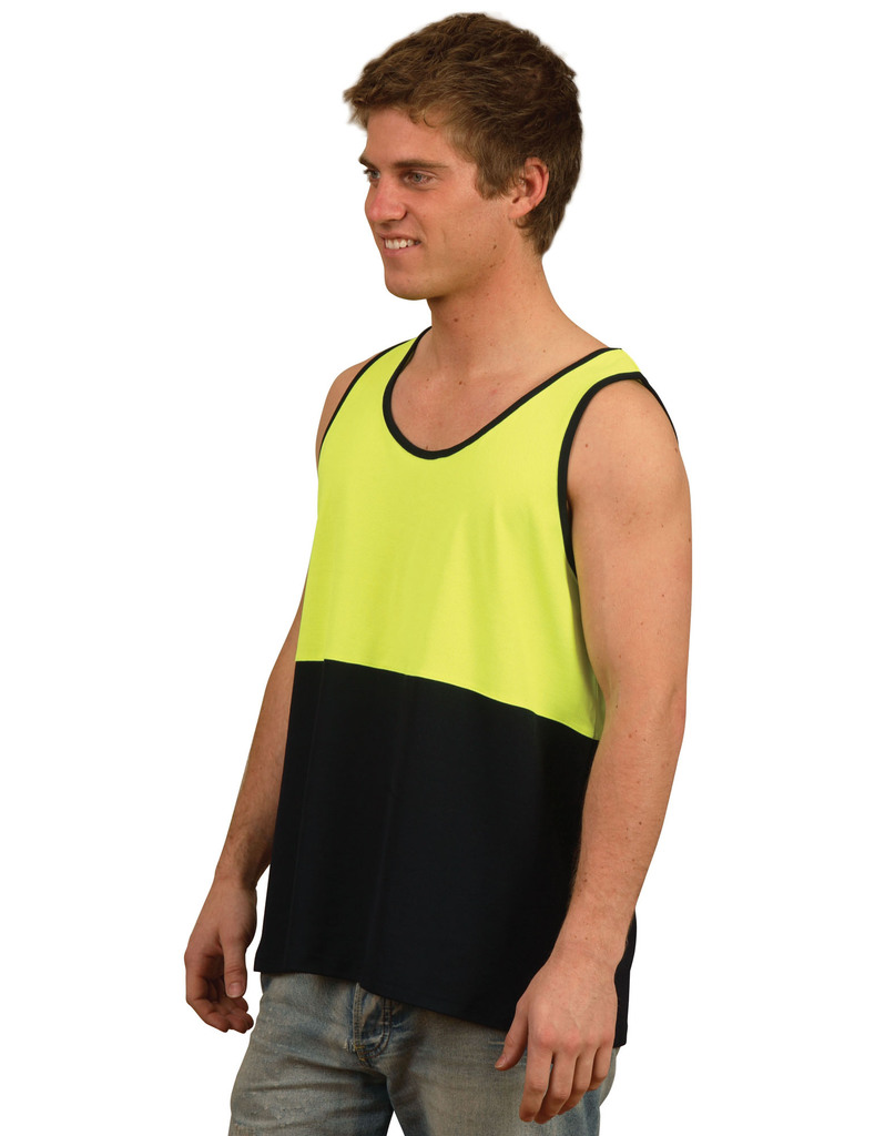 Hi-Vis Truedry Mesh Knit Safety Singlet