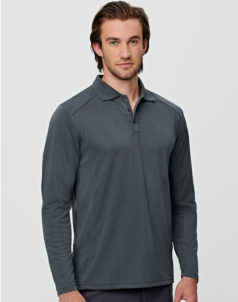 Men’s Bamboo Charcoal L/S Polo