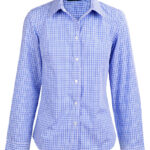 Ladies’ Two Tone Check L/S Shirt