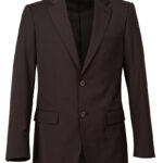 Men’s Two Buttons Jacket In Wool Stretch