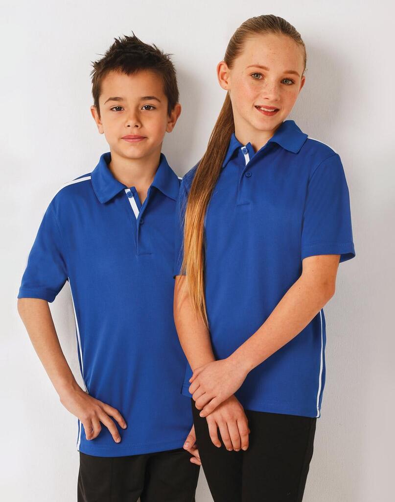 Kids’ Ultra Dry Short Sleeve Contrast Polo