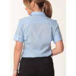 Women’s Pin Stripe Short Sleeve Shirt