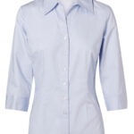 Women’s Fine Twill 3/4 Sleeve Shirt