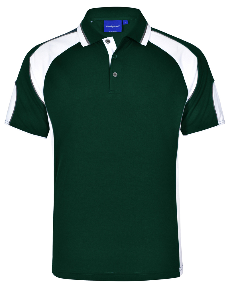 Men’s Cooldry Contrast Polo With Sleeve Panel