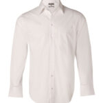 Men’s Cotton/Poly Stretch L/S Shirt