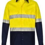 Hi-Vis Cool-Breeze Safety L/S Shirt (Segmented Tape)