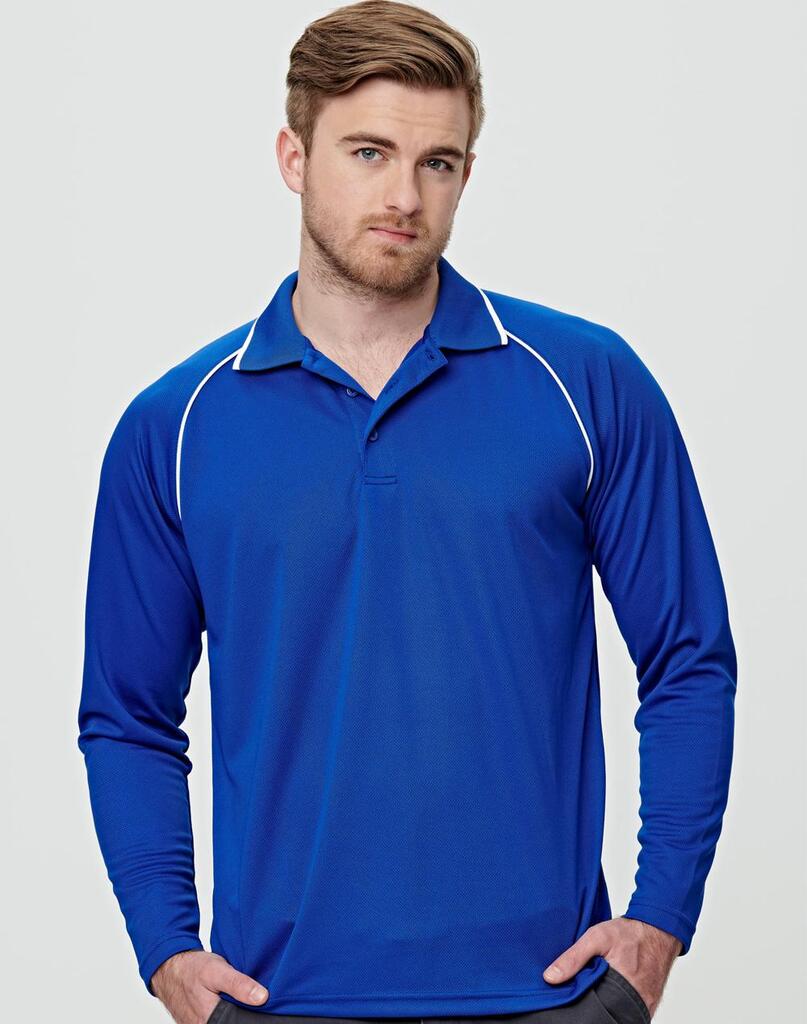 Men’s Cooldry Raglan L/S Polo