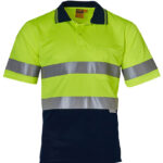 Hi-Vis S/S Safety Polo 3m Tapes