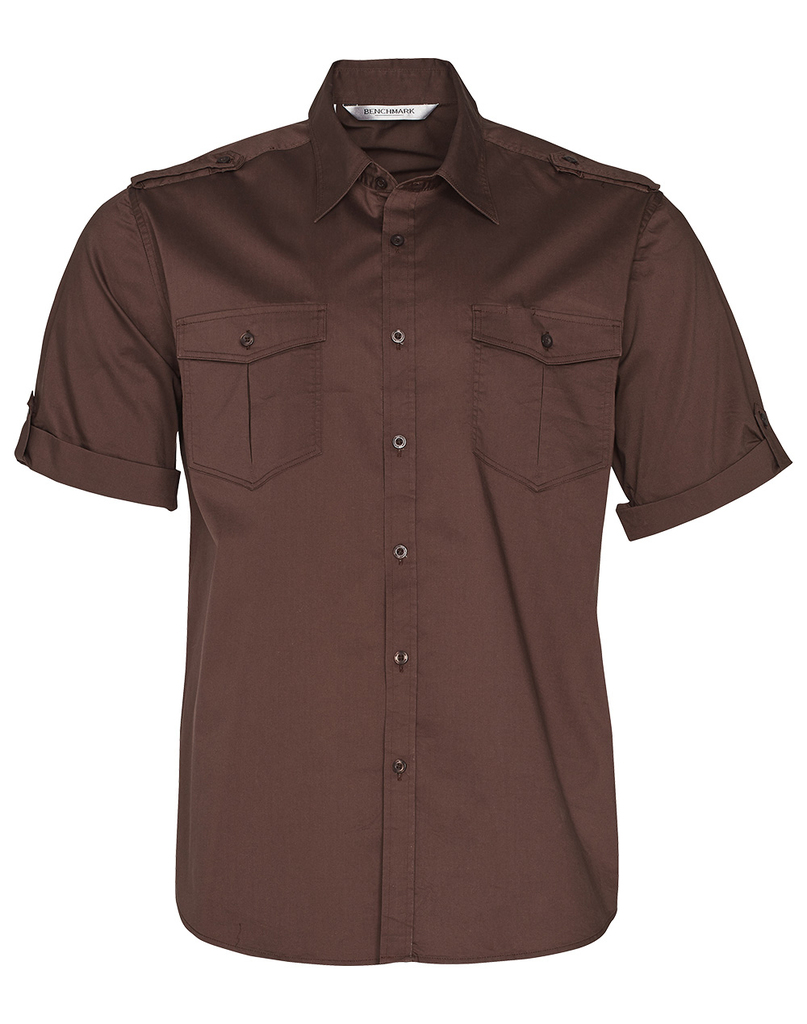 Men’s Short Sleeve Military Shirt