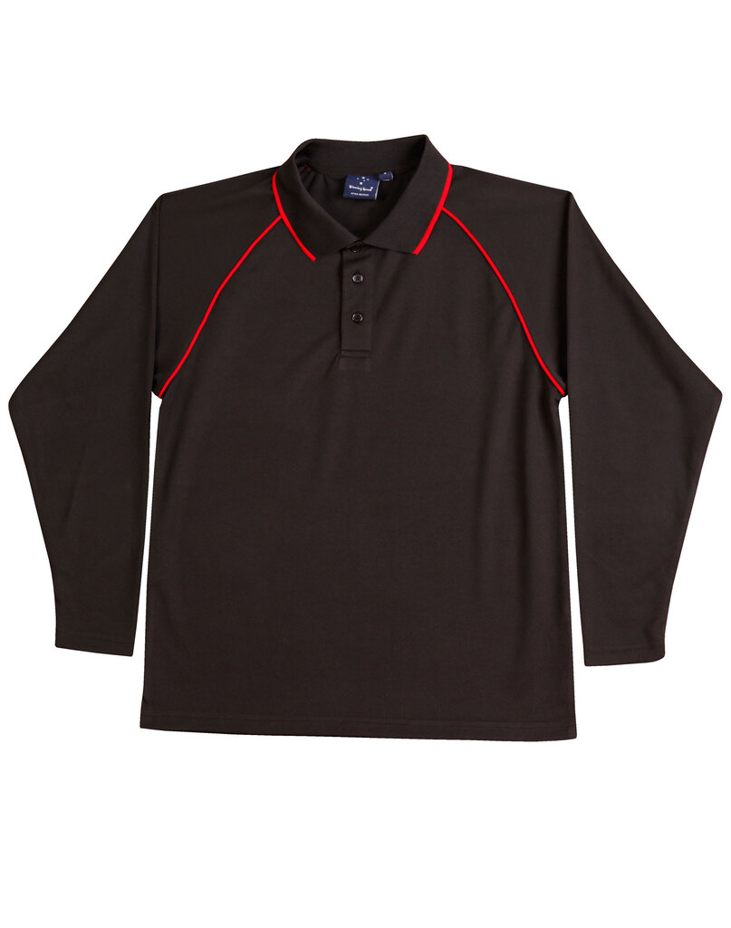 Men’s Cooldry Raglan L/S Polo