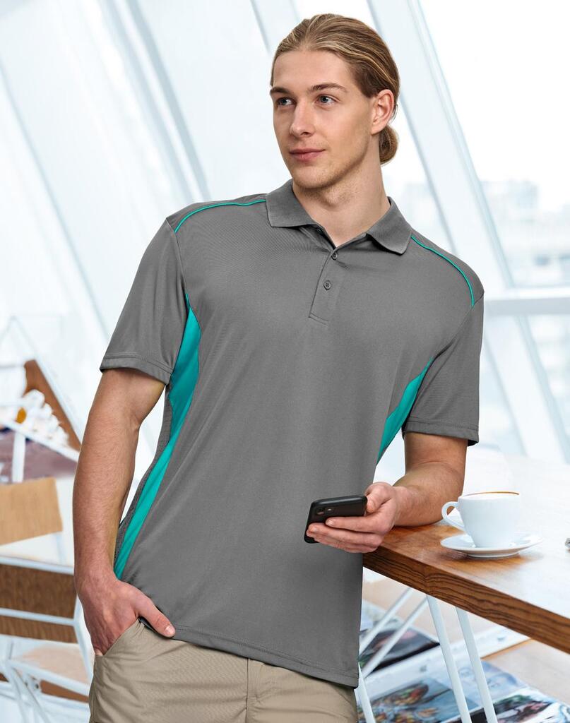 Men’s Cooldry S/S Contrast Interlock Polo