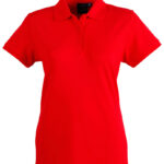 Ladies Cotton Stretch Polo