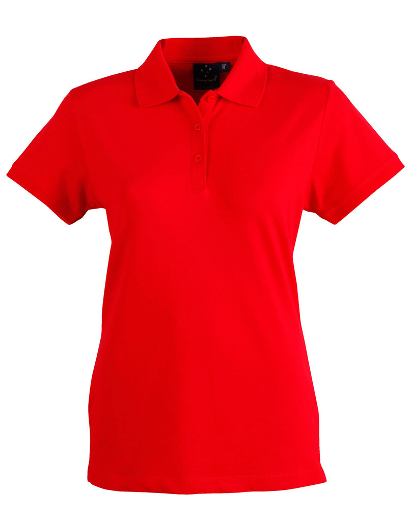 Ladies Cotton Stretch Polo