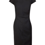Ladies’ Wool Blend Stretch Cap Sleeve Dress