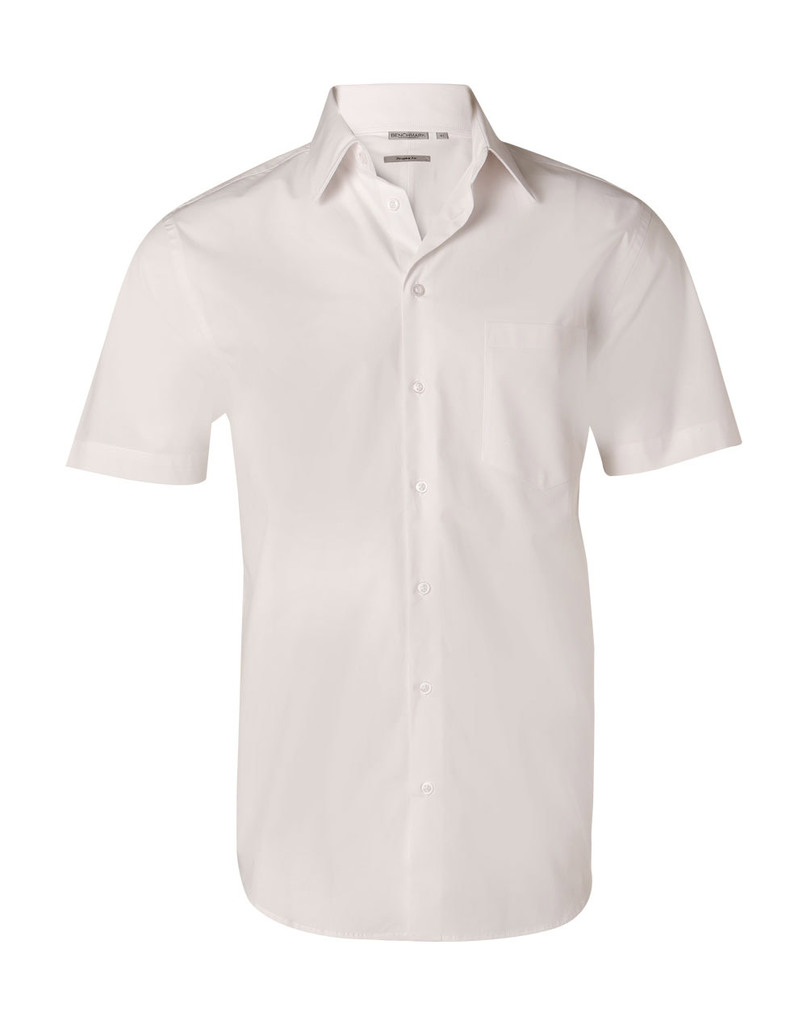 Men’s Cotton/Poly Stretch S/S Shirt