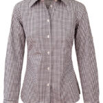 Women’s Gingham Check Roll-Up L/S Shirt