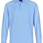Adults’ 240gsm Poly/Cotton Pique L/S Polo