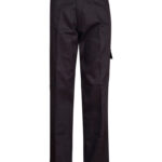 Cotton Drill Cargo Pants With Knee Pads