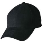 Heavy Brushed Cotton Cap Buckle On Back