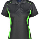Ladies’ Cooldry S/S Contrast Interlock Polo