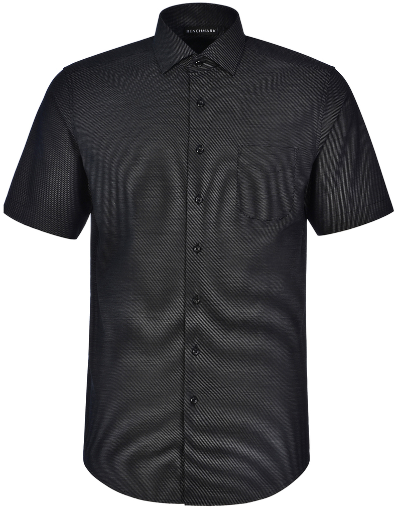 Men’s Pin Dot Stretch S/S Shirt
