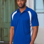 Men’s Cooldry Micro-Mesh Contrast Colour Polo