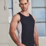 Men’s Truedry Contrast Mesh Singlet