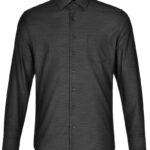 Men’s Pin Dot Stretch L/S Shirt