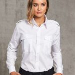 Unisex Epaulette Shirt,Long Sleeve.