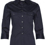 Women’s 3/4 Sleeve Military Shirt