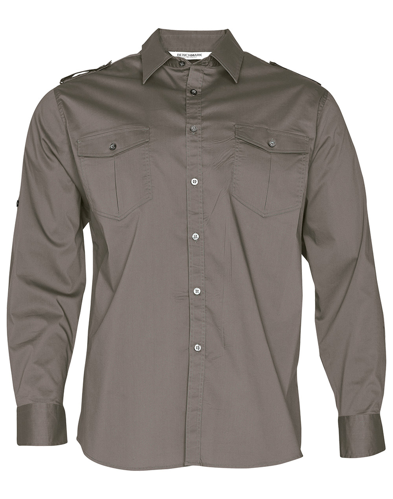 Men’s Long Sleeve Military Shirt