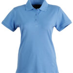 Ladies Cotton Stretch Polo